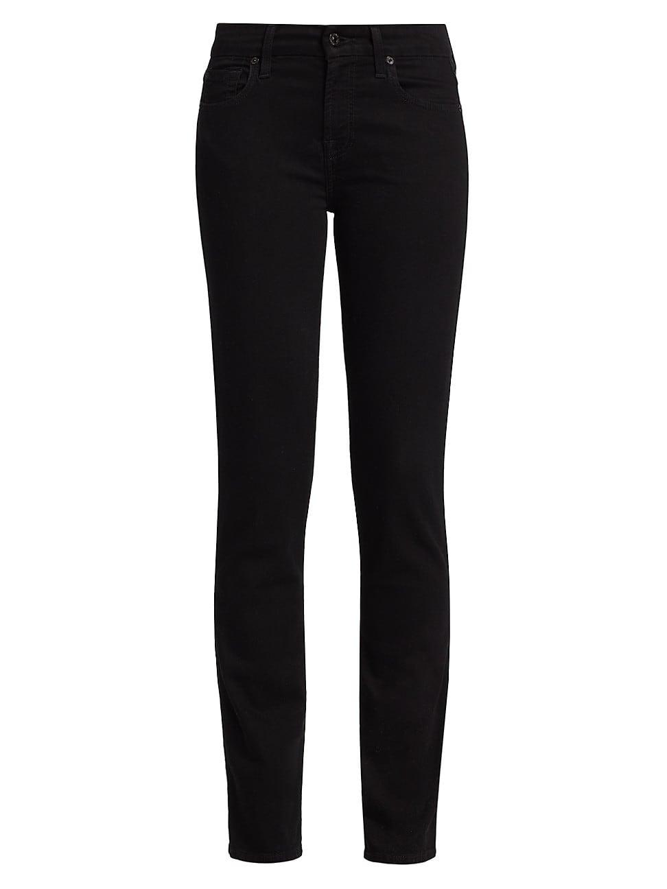 7 For All Mankind Kimmie Mid Rise Straight Jeans Product Image