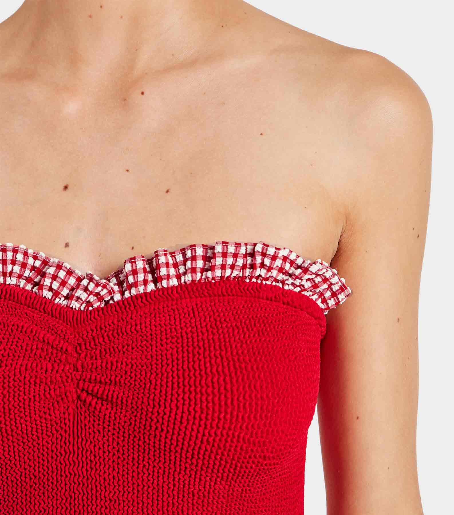 Dolly Swim - Red Gingham Product Image