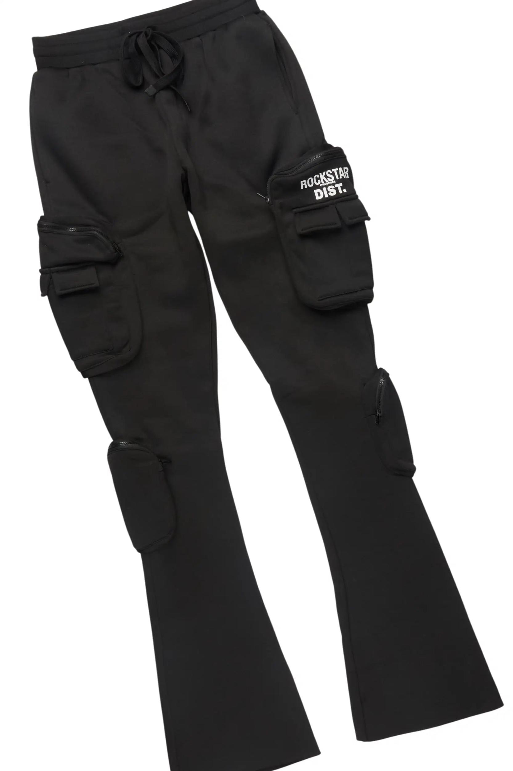 Reneikia Black Cargo Track Set Female Product Image