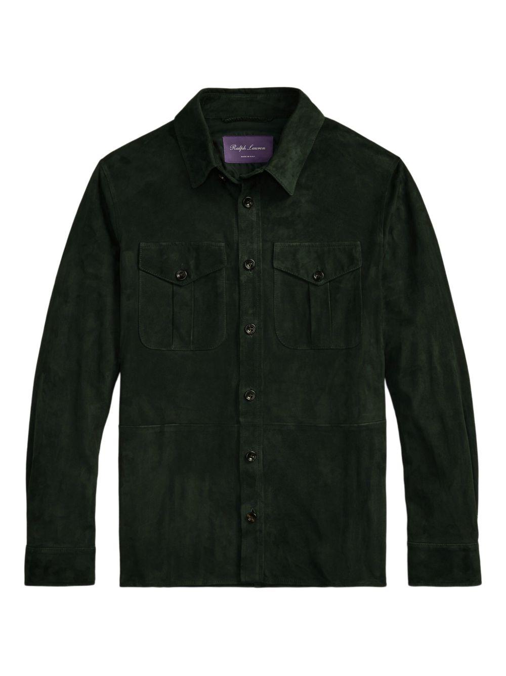suede shirt jacket Product Image