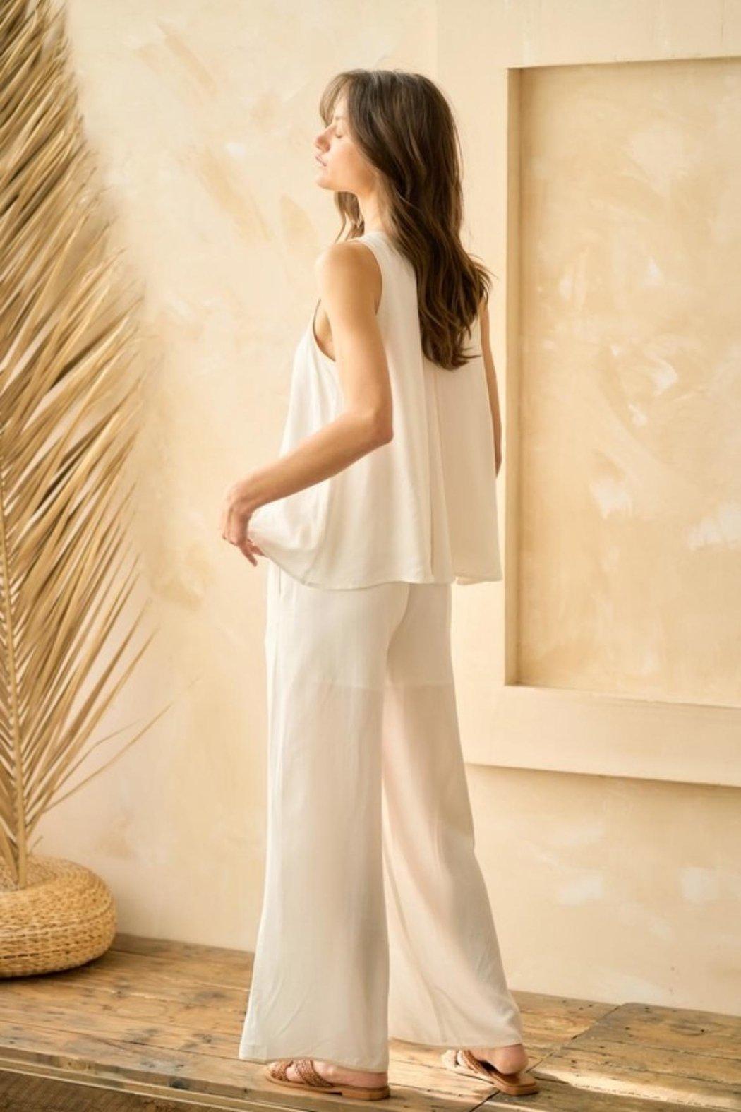 Colorblock Pants Set Product Image