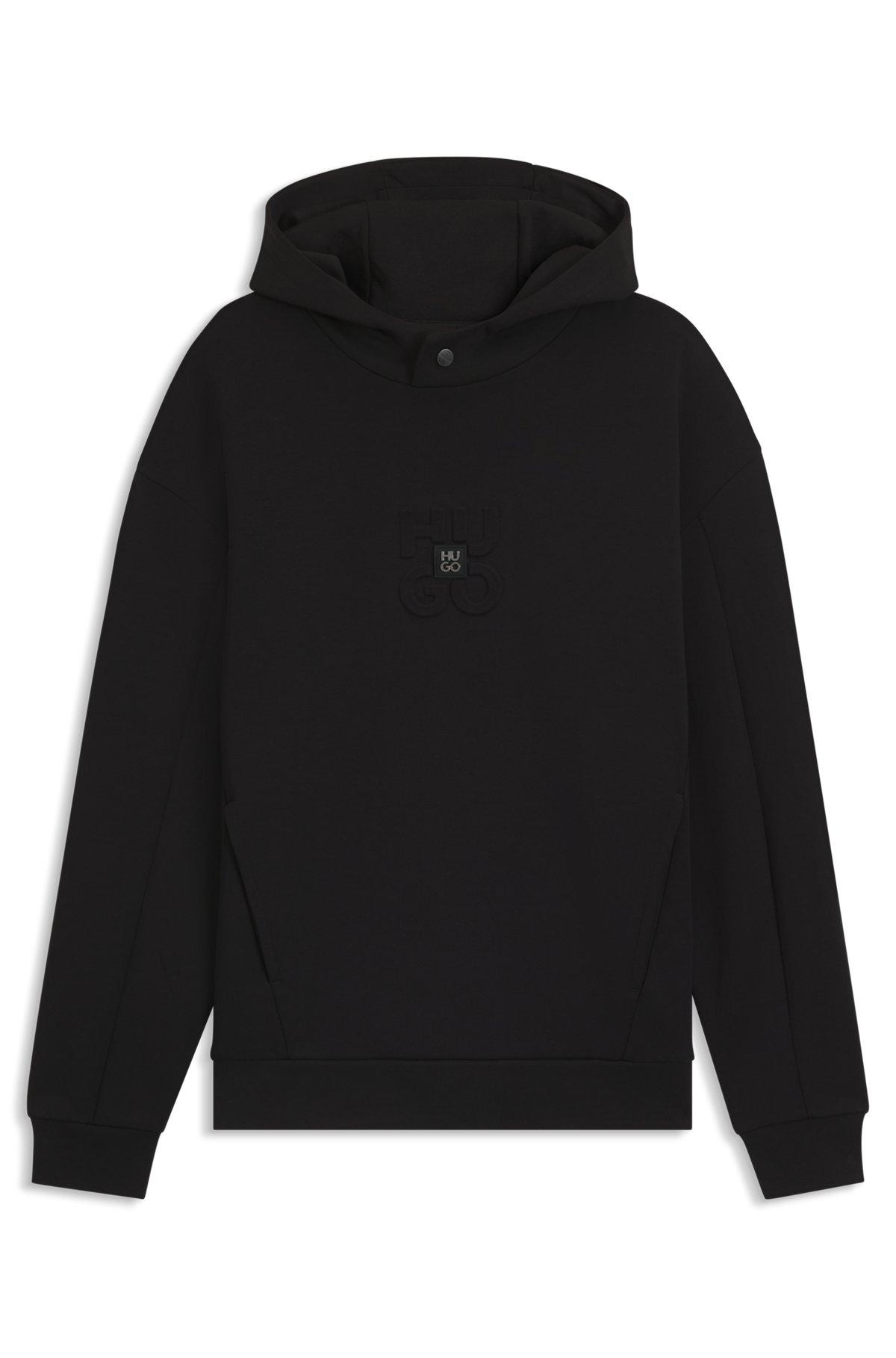 Stacked-logo hoodie in a cotton blend Product Image