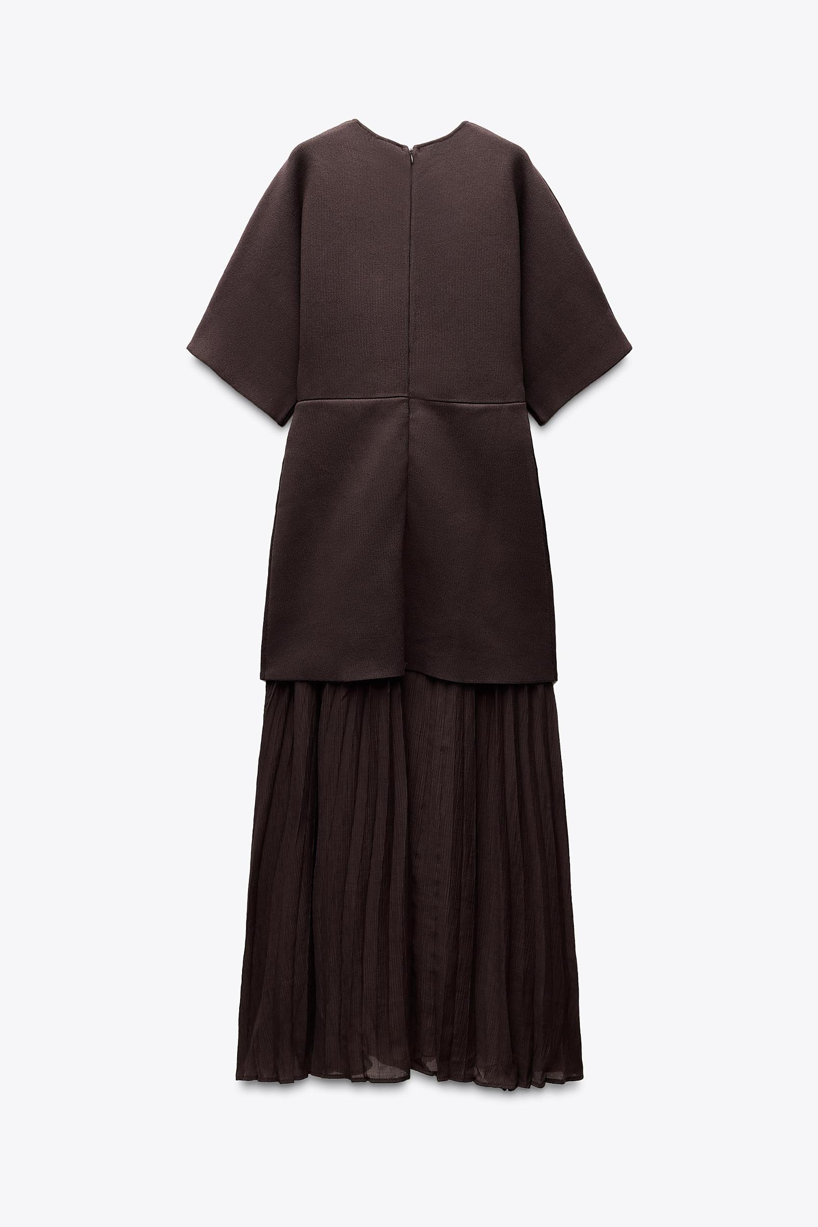 PLEATED COMBINATION DRESS Product Image