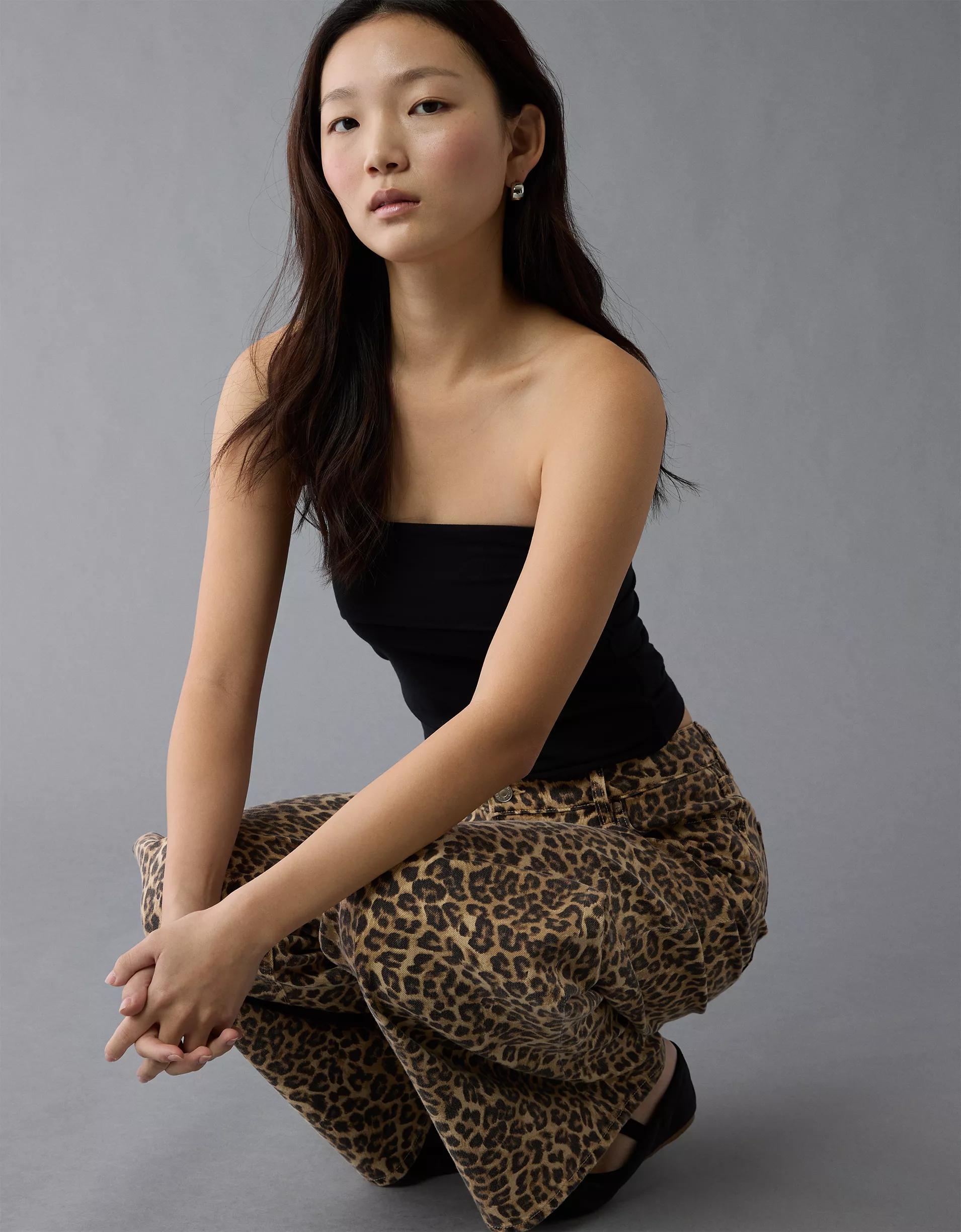 AE It Knit Foldover Tube Top Product Image