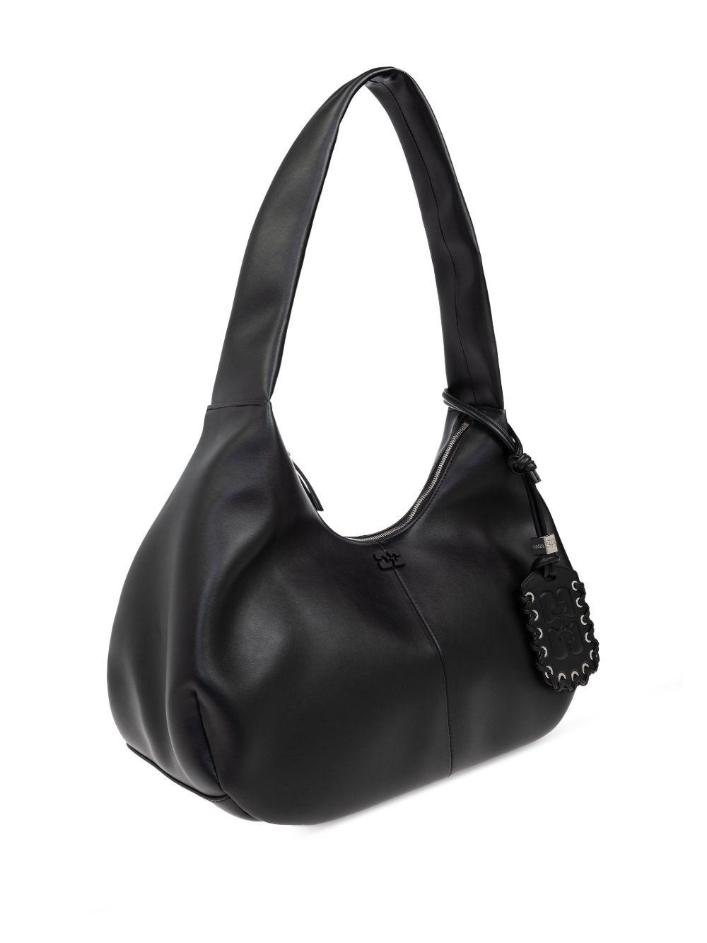 tonal-logo plaque shoulder bag  Product Image