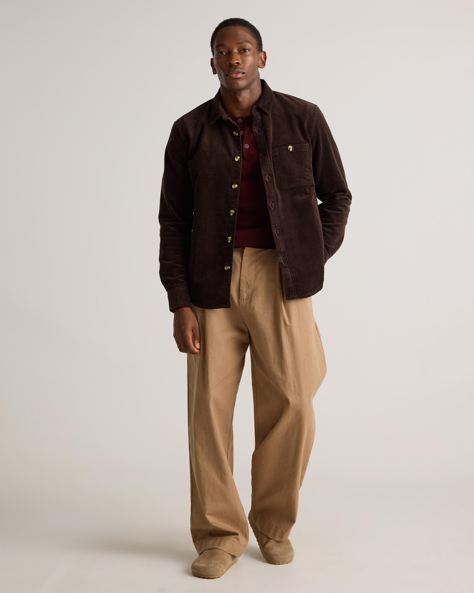 Quince | Men's Organic Stretch Corduroy Overshirt Organic Cotton Product Image