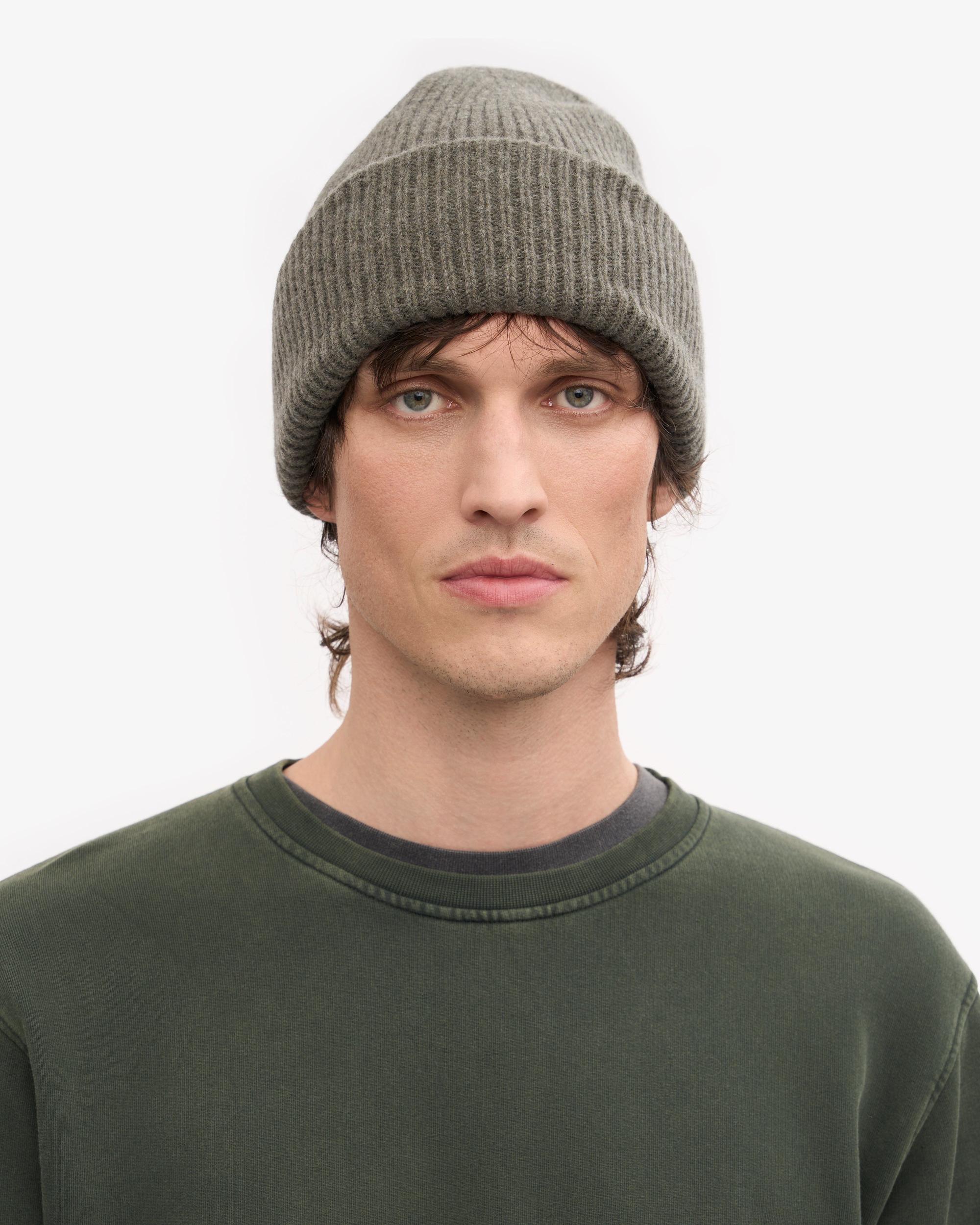 Merino Wool Hat - Dusty Olive Product Image