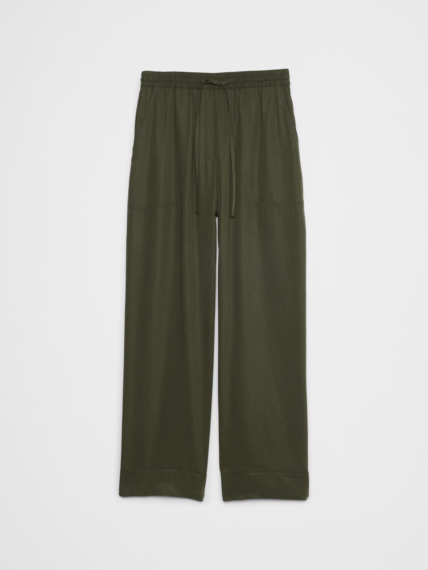 Straight Tencel Pull-On Pant Product Image