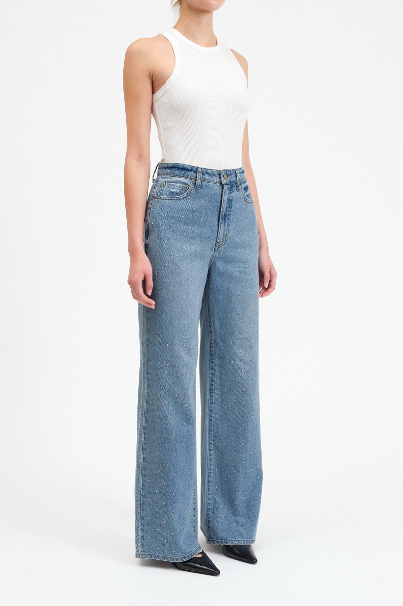 Far Out Wide Leg Jean - Twinkle Product Image