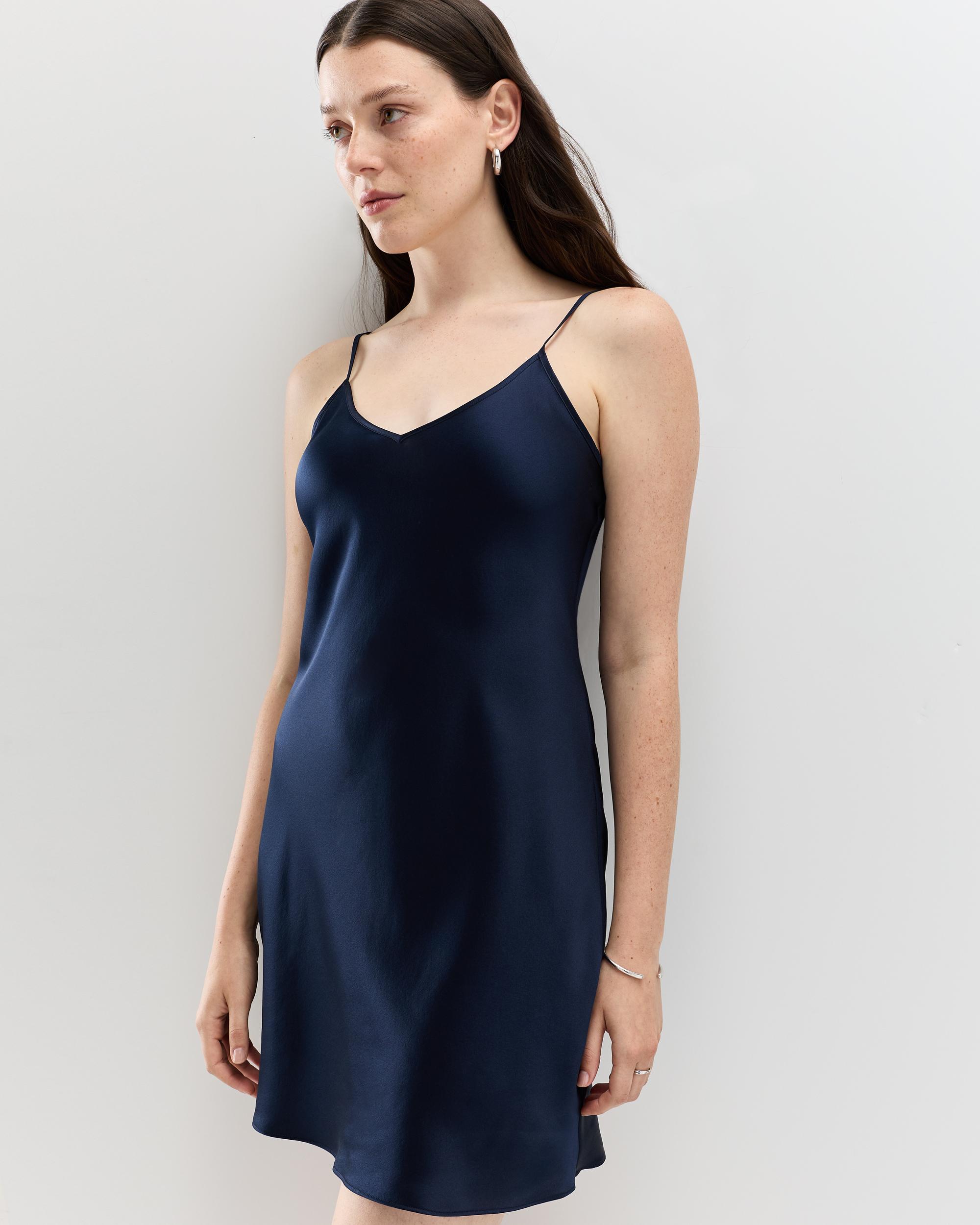 Quince | Women's Mini Slip Dress Size XL, Silk Product Image