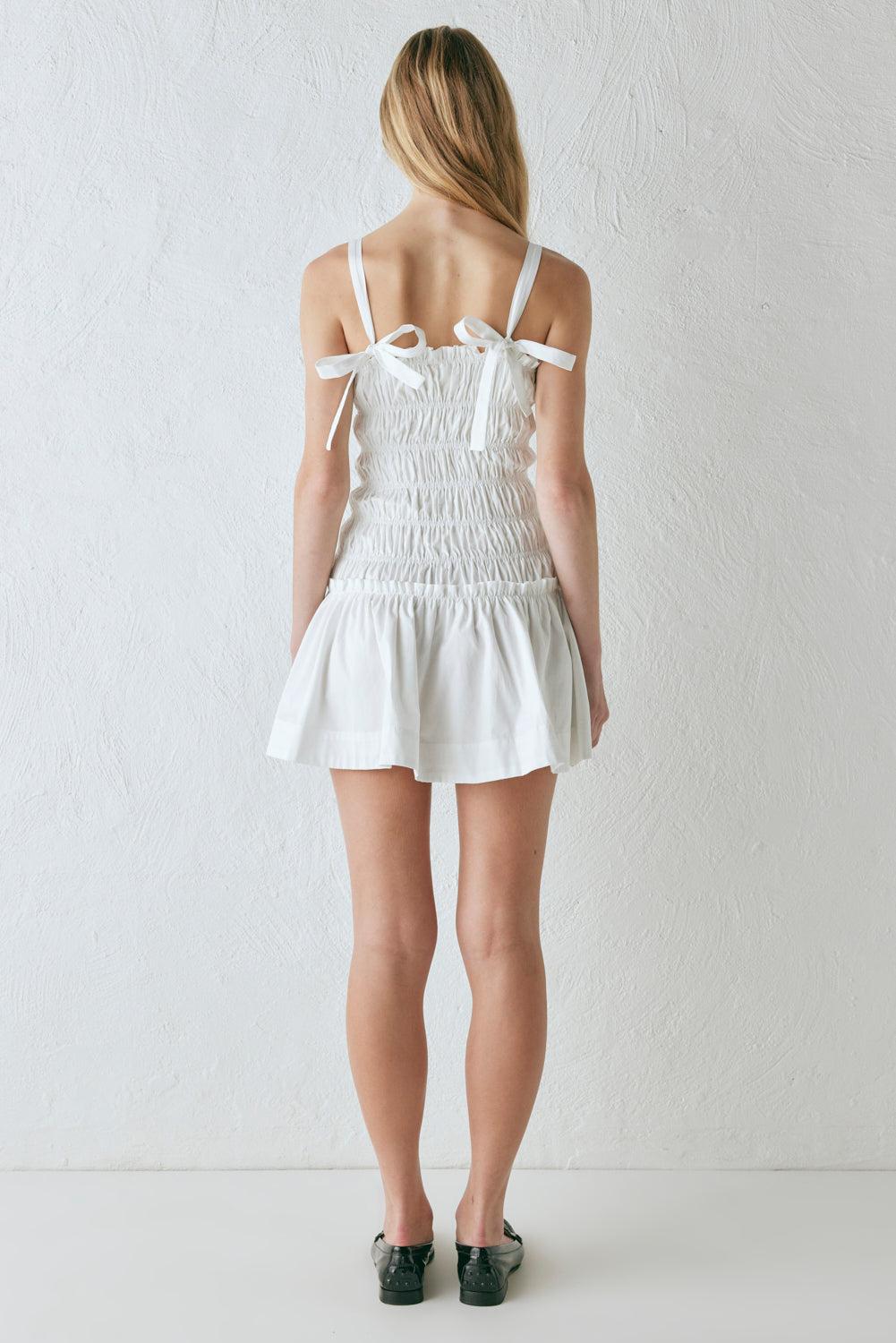 Gabi Mini Dress White Product Image