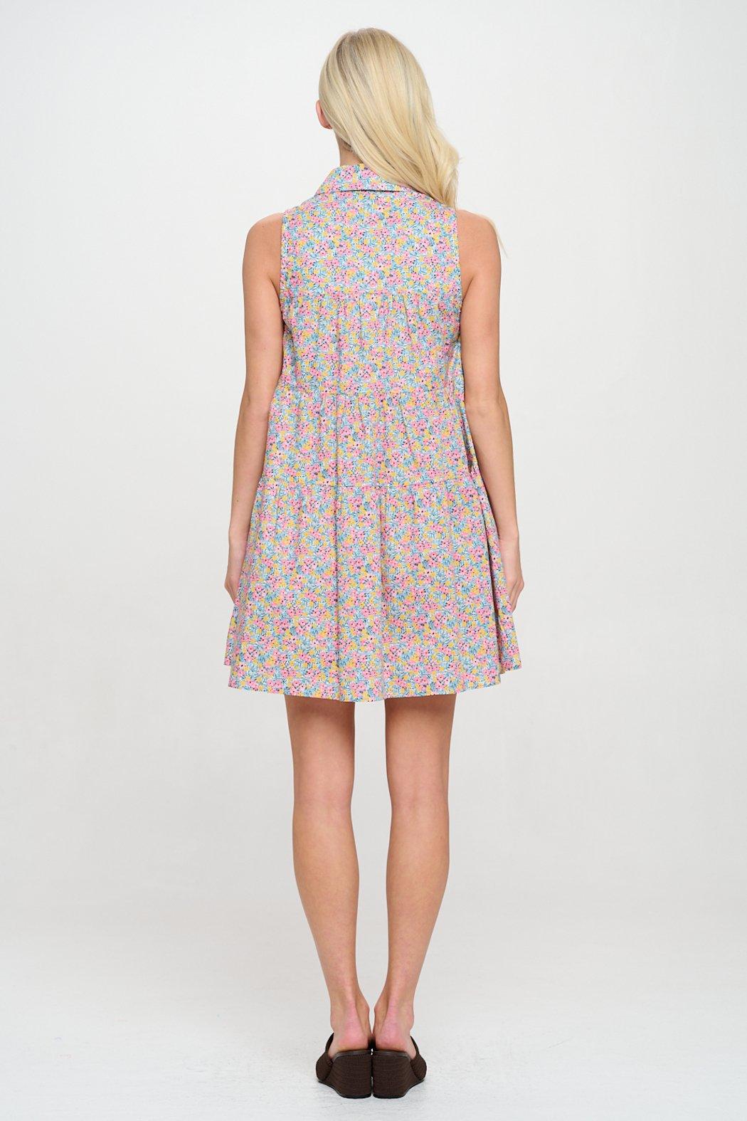 Mykonos Meadow Button Down Dress Product Image