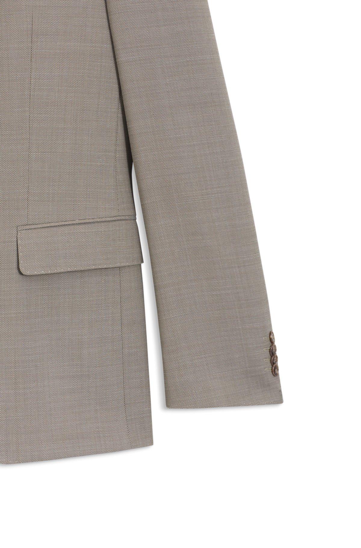 Micro-patterned two-piece slim-fit suit in stretch cloth Product Image