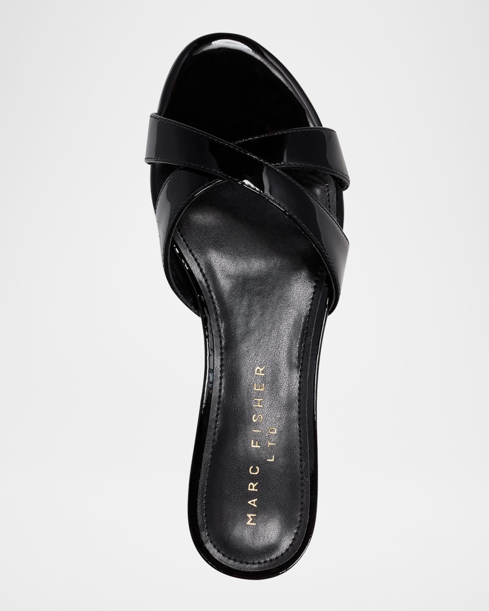 Gino Mules Chocolate Faux Suede Product Image