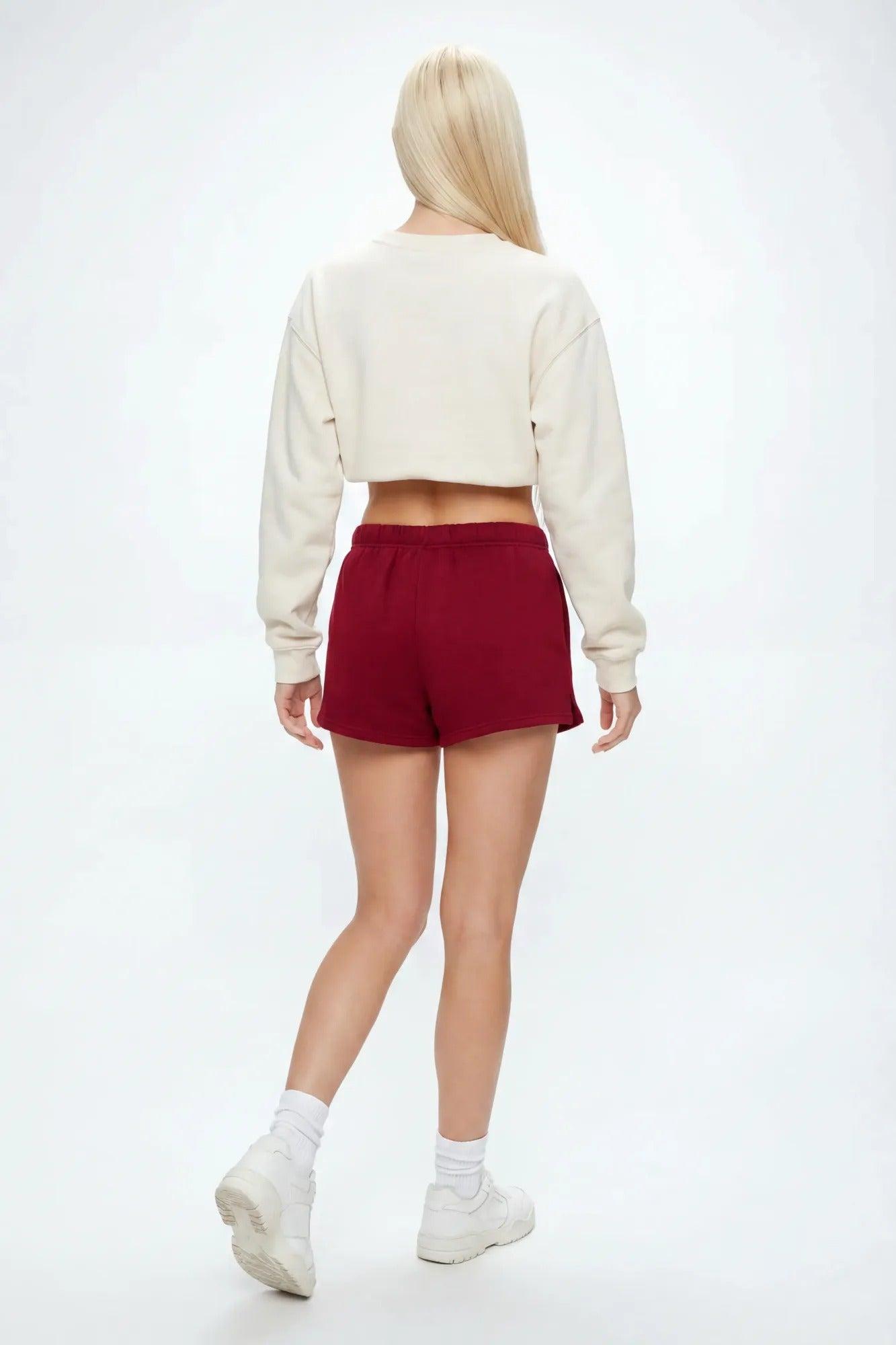 Fleece Boyfriend Short Female Product Image