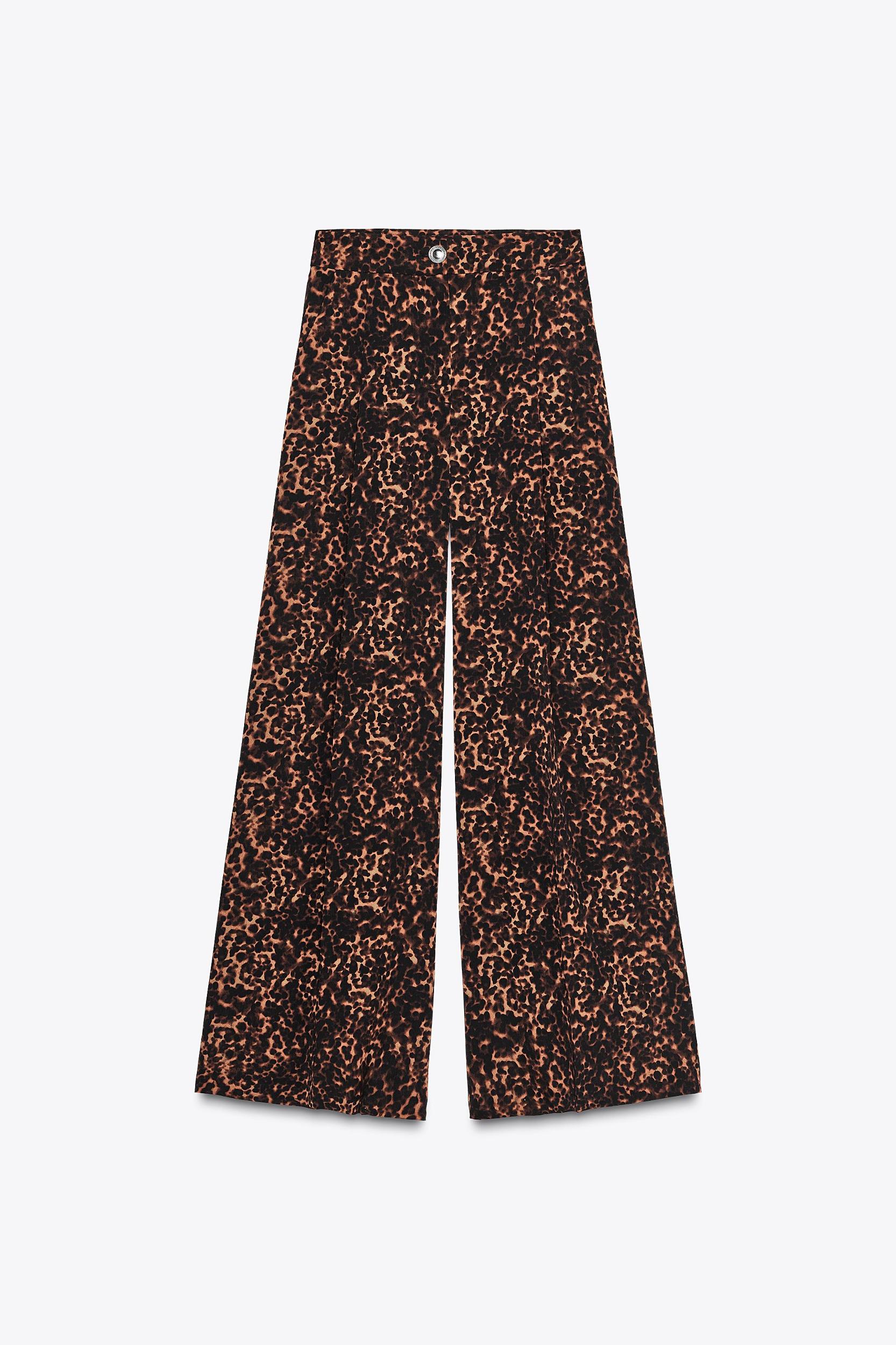 ANIMAL PRINT PALAZZO PANTS Product Image