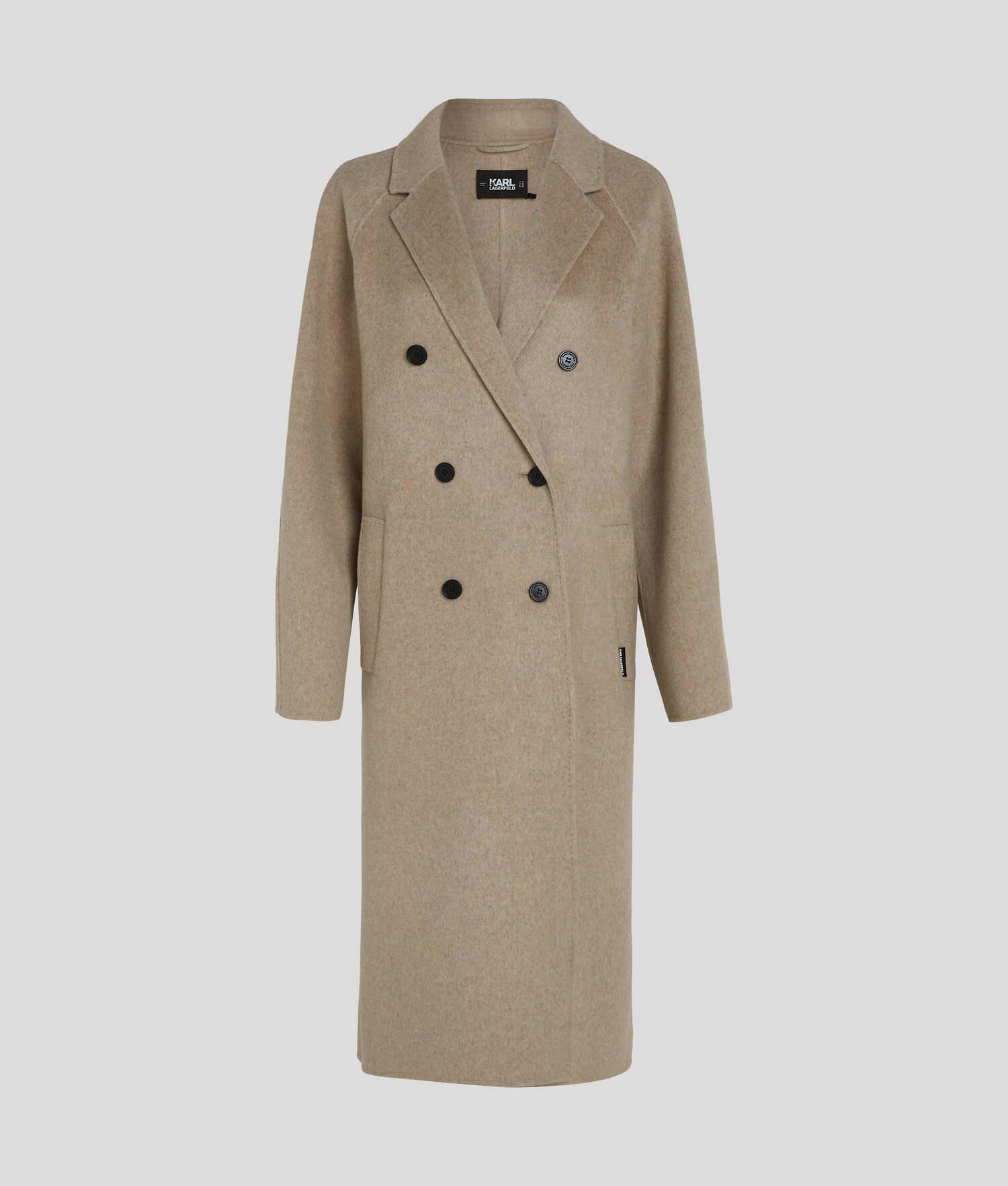 DOUBLE-BREASTED WOOL COAT Product Image