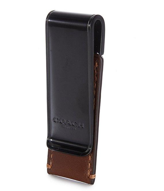 COACH Men's Sport Calf Leather Money Clip Product Image