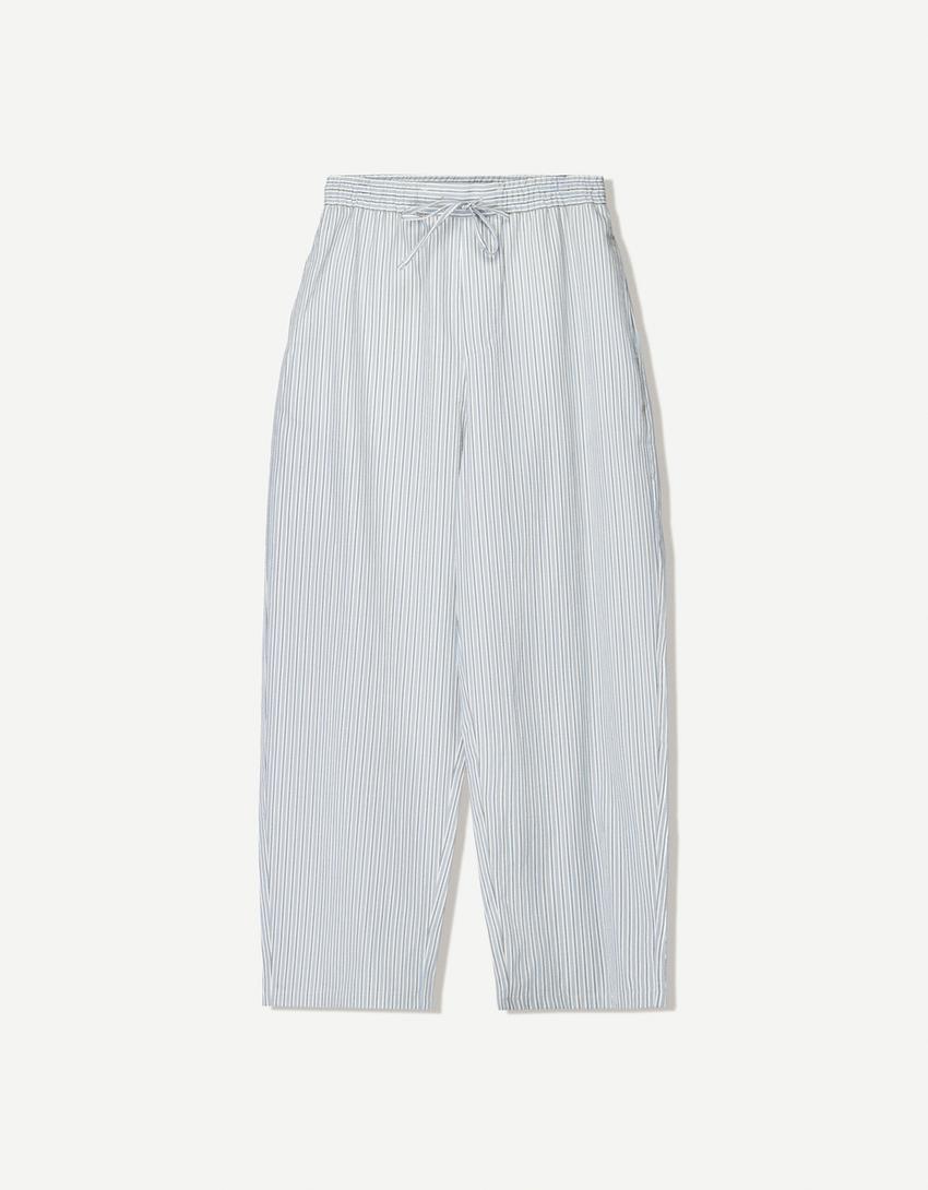 Textured jogger baggy pants Product Image