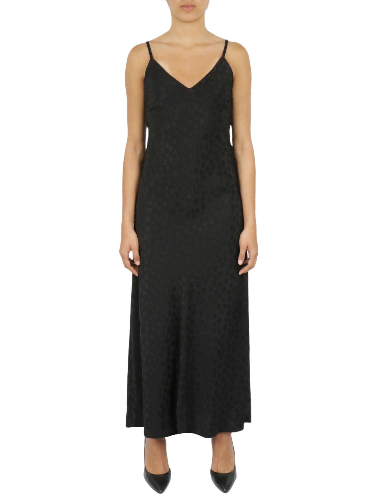 Tonal Patterned Charmeuse Dress Product Image