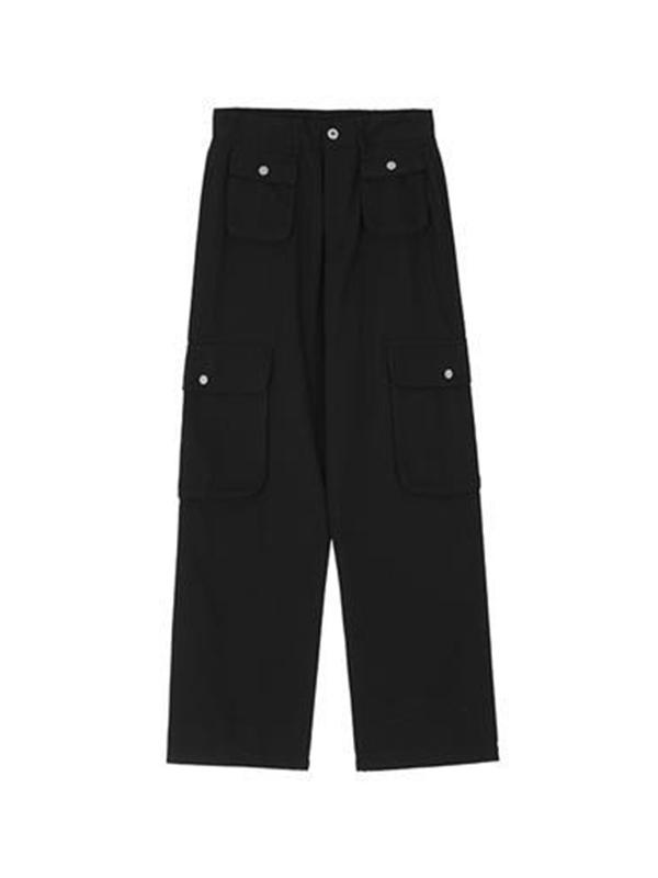 Men's Multi Pocket Baggy Cargo Pants Product Image