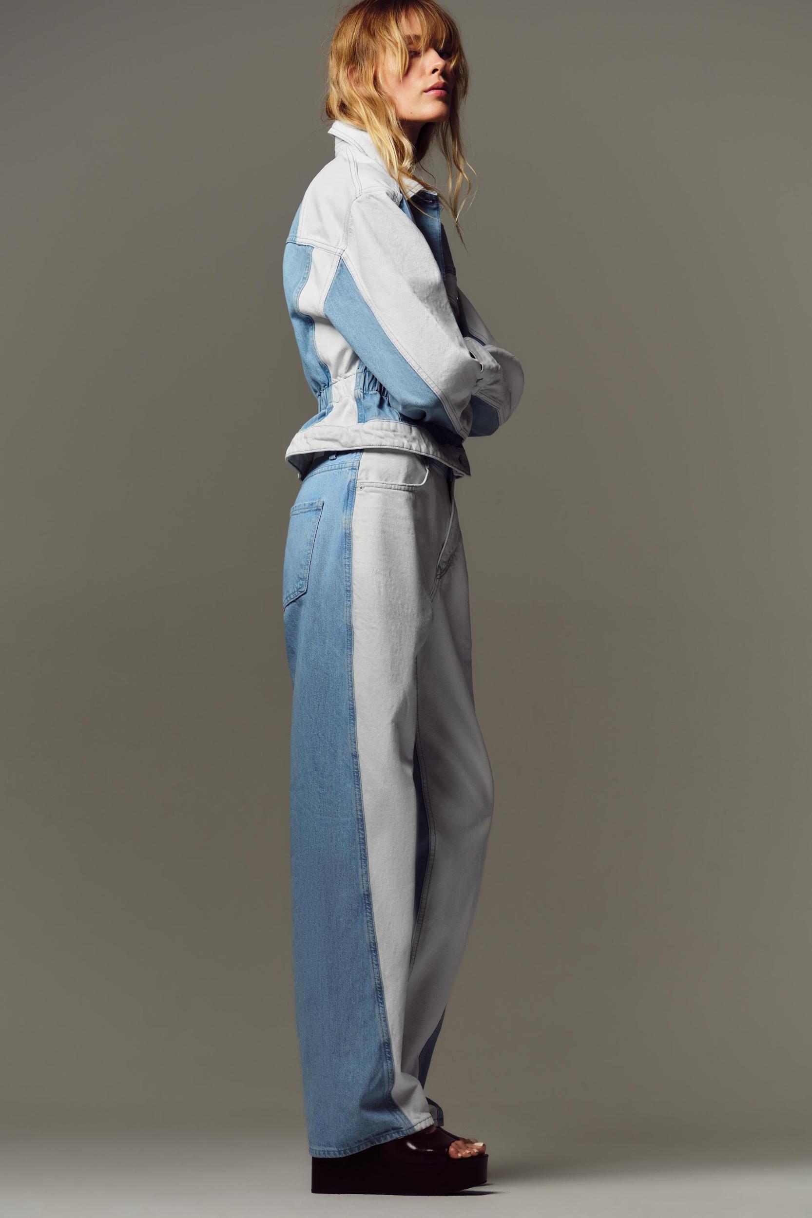 Z1975 STRAIGHT LEG MID-RISE COMBINED JEANS Product Image