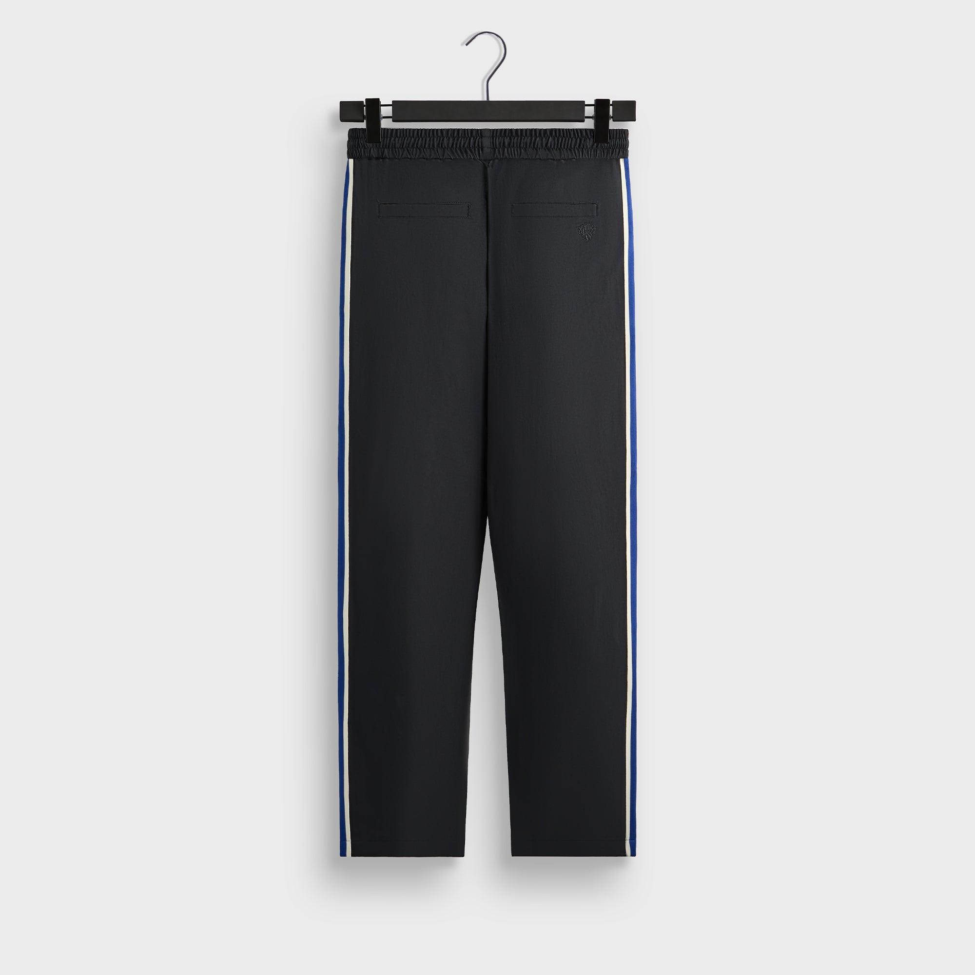 Kith for the New York Knicks Vintage Nylon Wide Leg Pant - Black Male Product Image