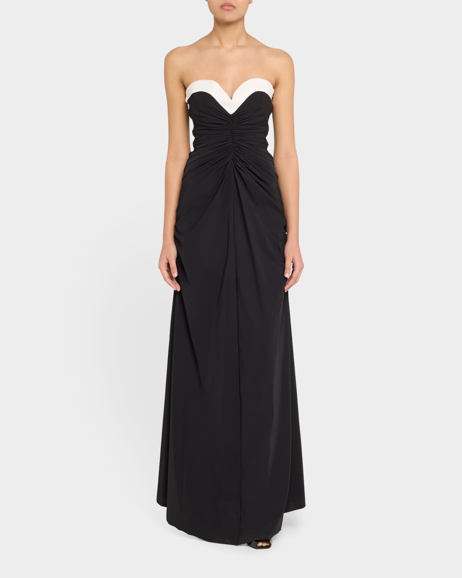 Tokumy Strapless Ruched Jersey Gown Product Image