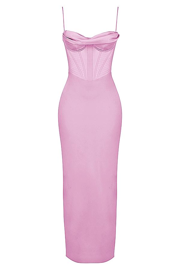 Charmaine  night shade corset maxi dress Product Image