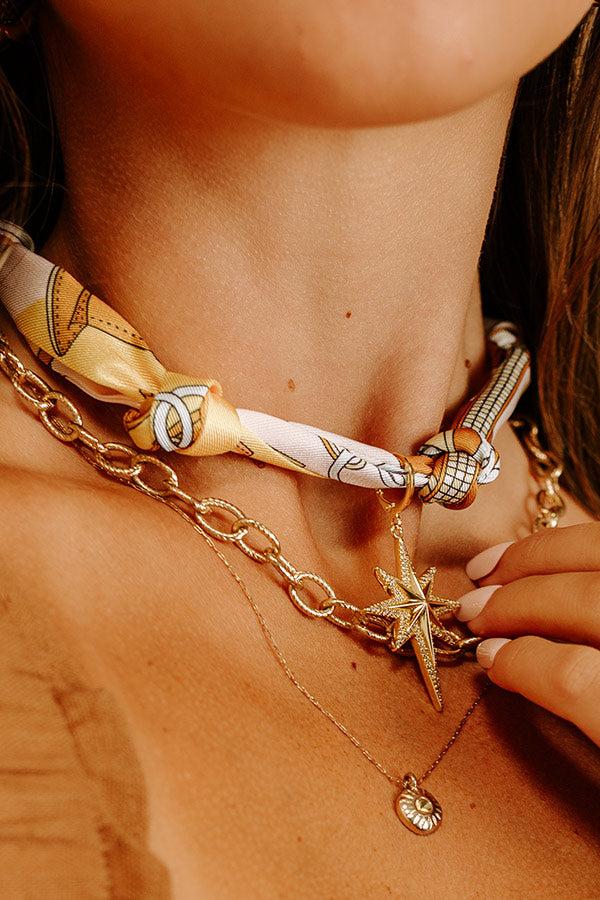 Tulum Scarf Necklace Product Image