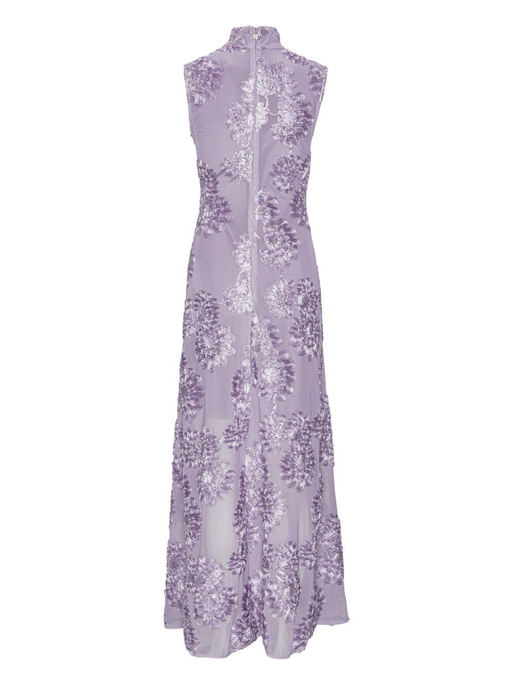 floral-mesh maxi dress Product Image