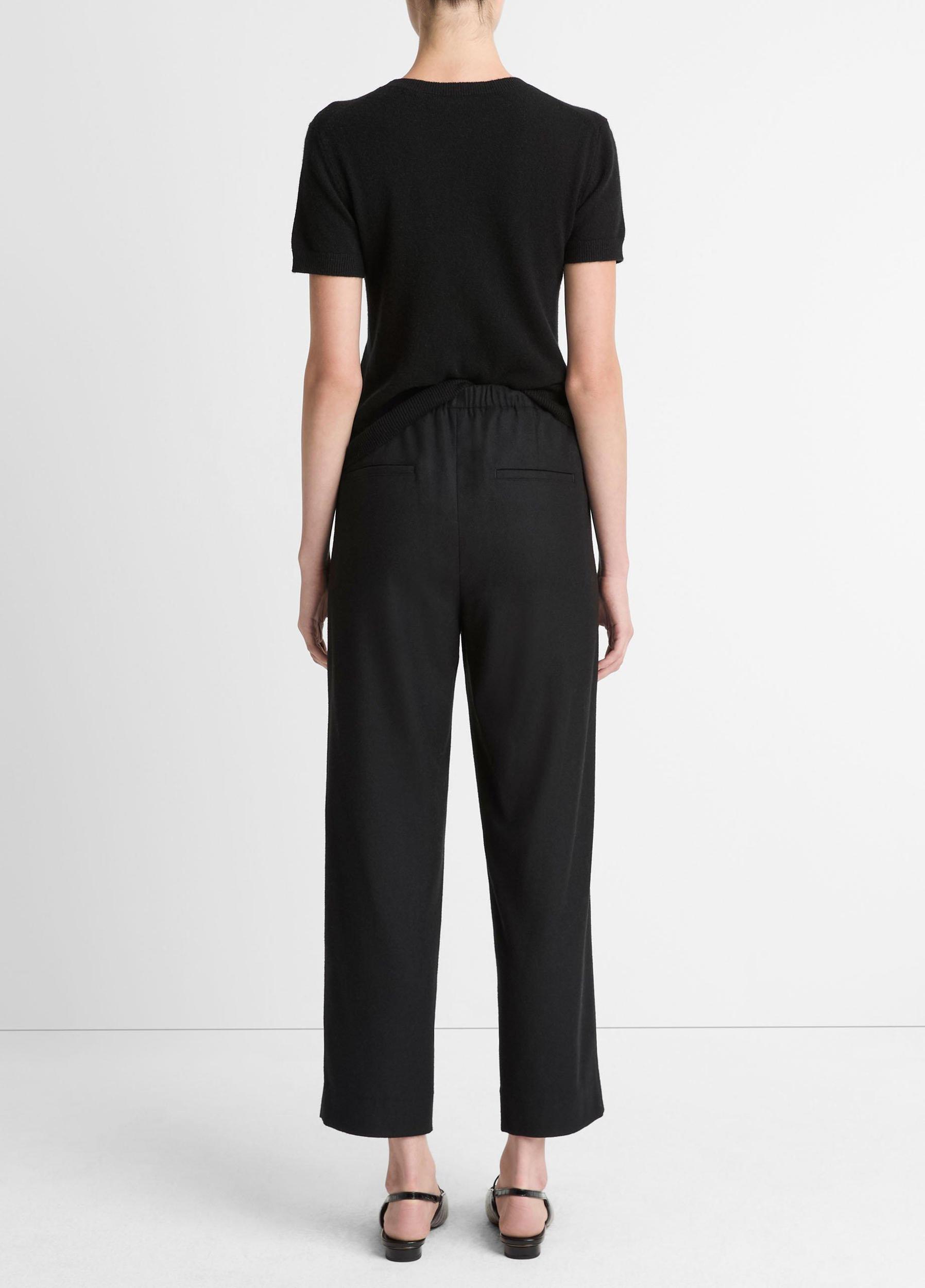 Italian Wool-Blend Easy Pull-On Pant Product Image