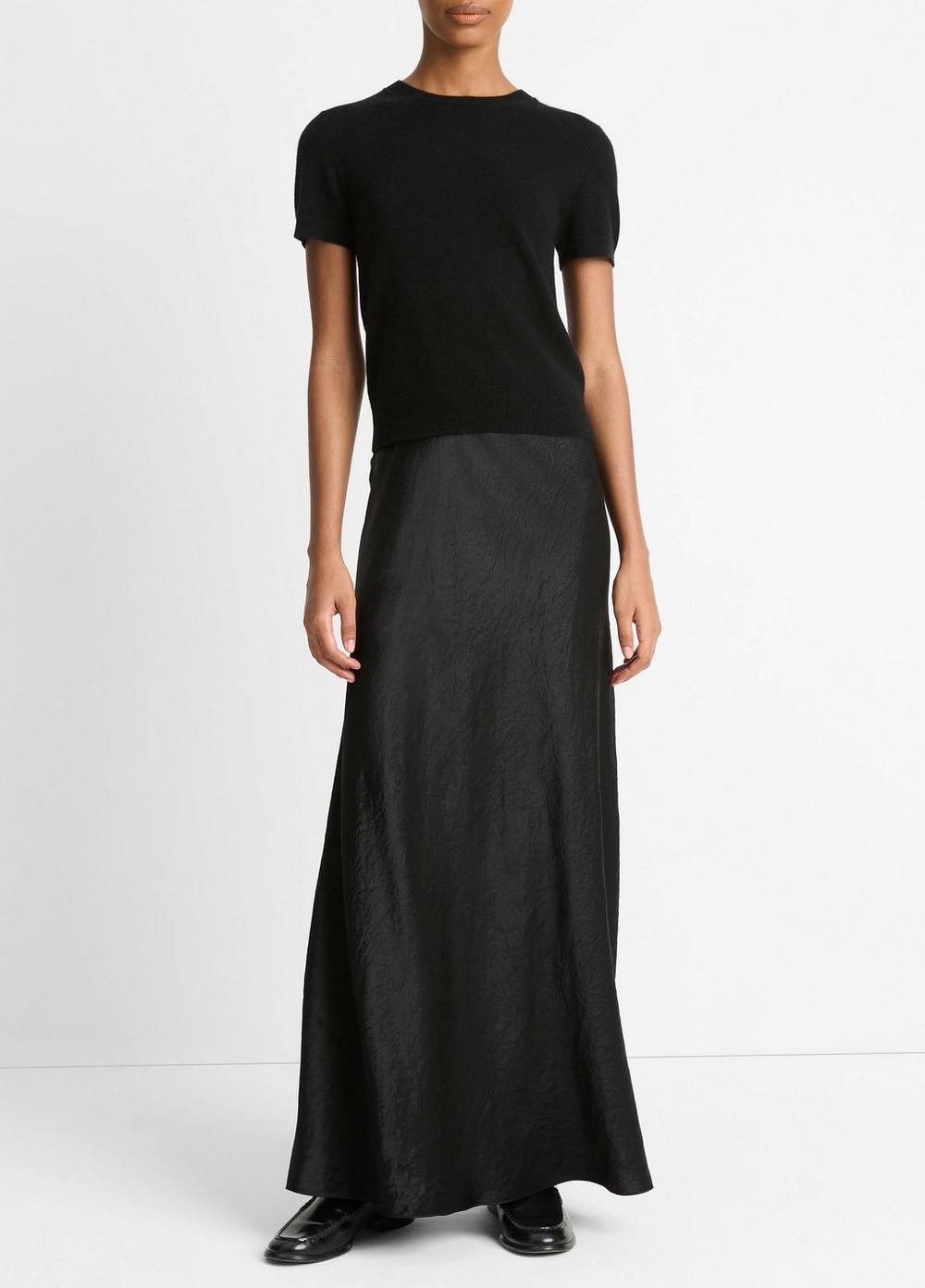 Womens Wool & Cashmere-Blend Short-Sleeve Sweater Vince Product Image