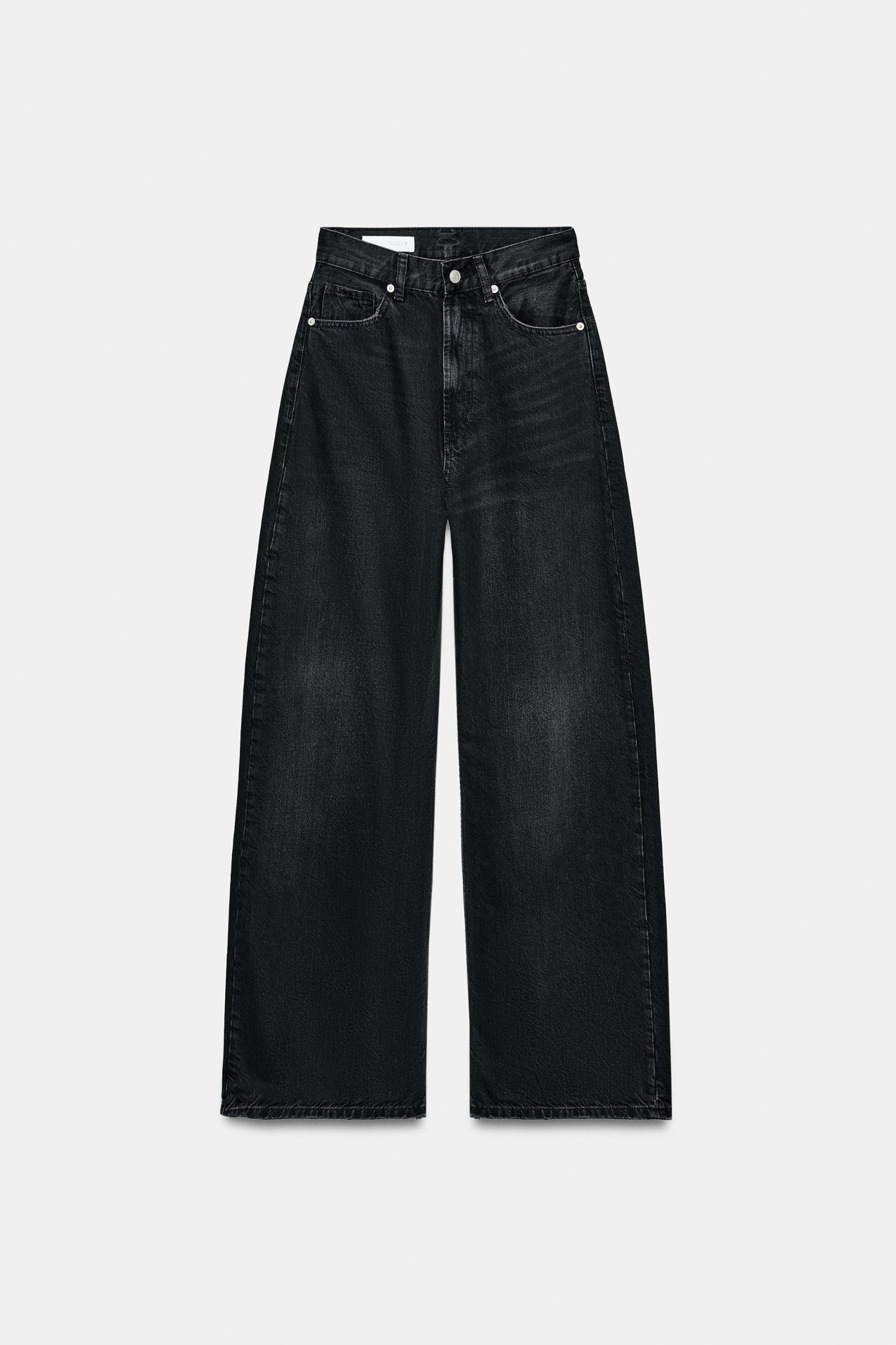 HIGH-WAISTED STRAIGHT LEG PANTS Product Image