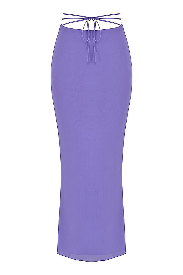 Amalfi  violet cutout maxi skirt Product Image