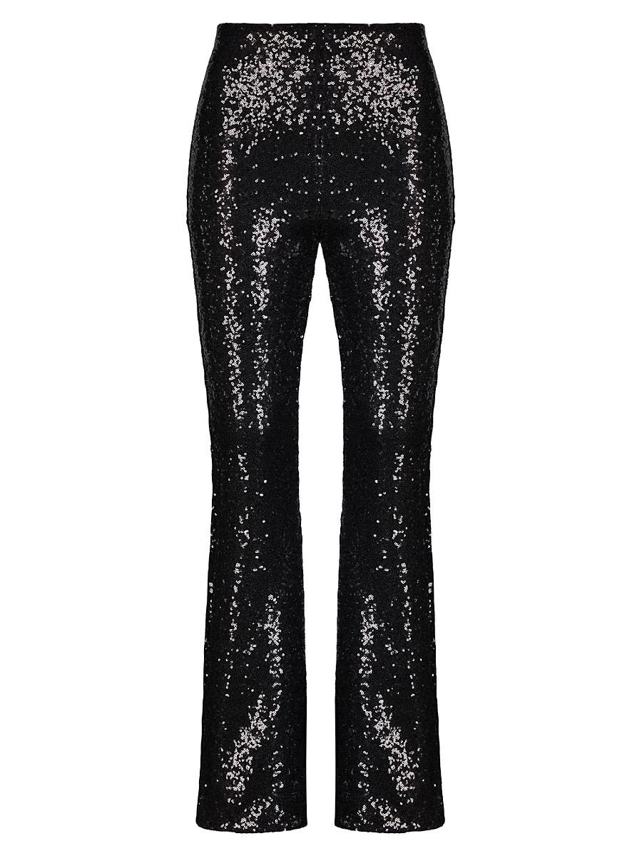 Womens Sequin Flare Pant Product Image