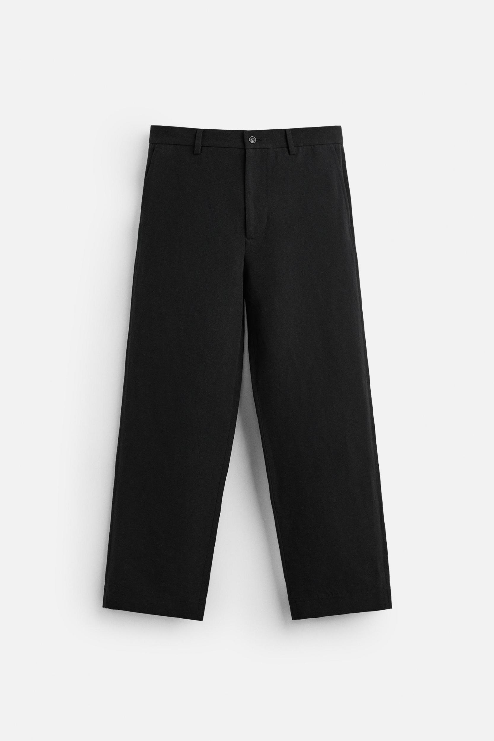 COTTON - LINEN SUIT PANTS Product Image