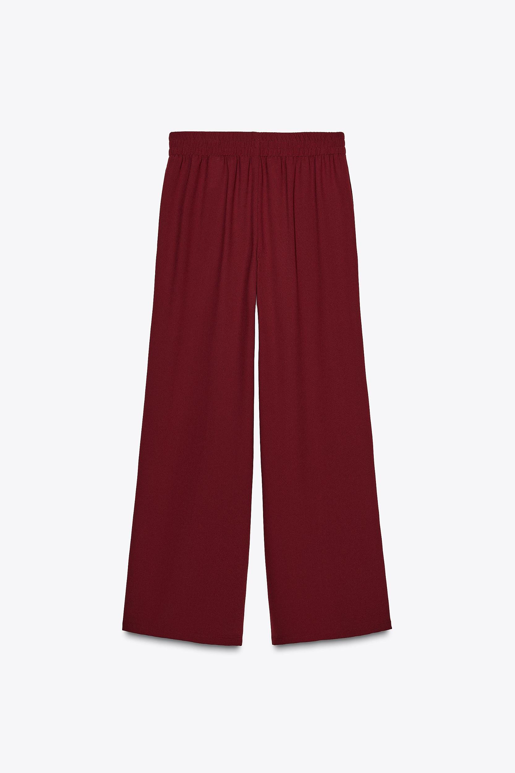 CREPE WIDE LEG PANTS Product Image