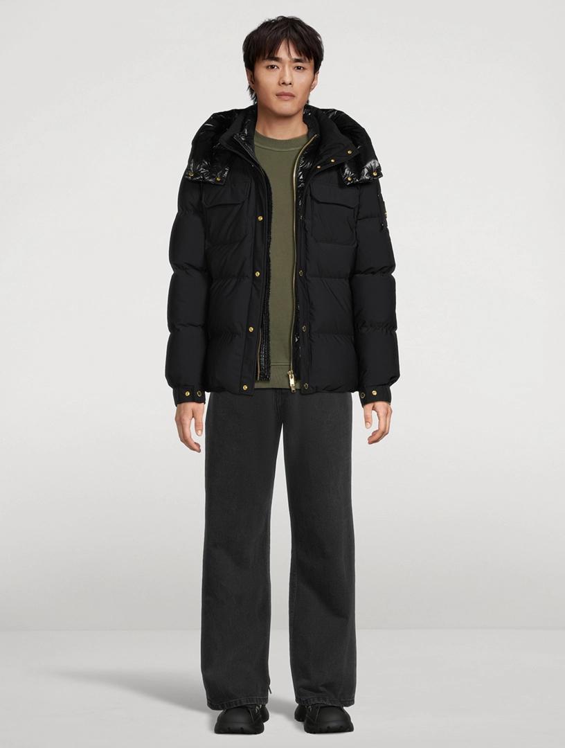 Moose Knuckles Mens Suthep Gold Jacket In Black Product Image