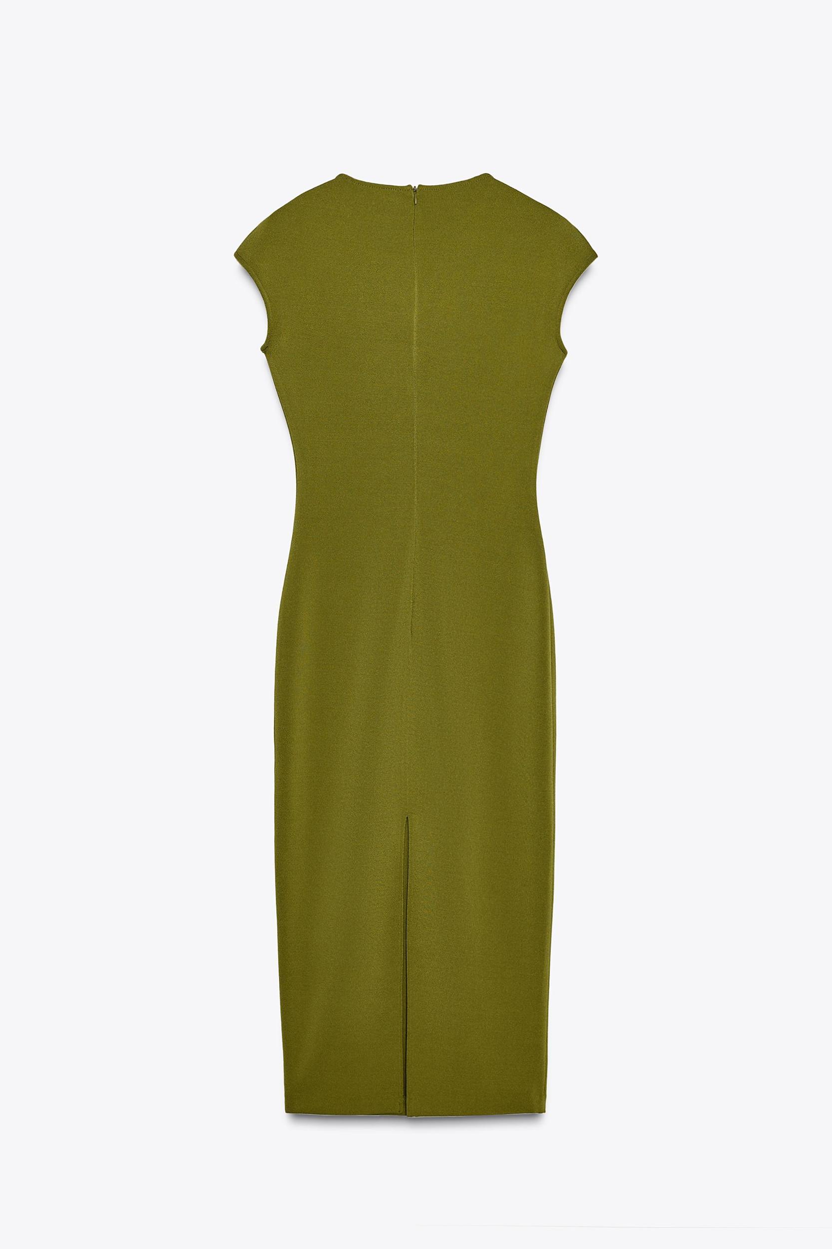 FITTED CREPE DRESS Product Image