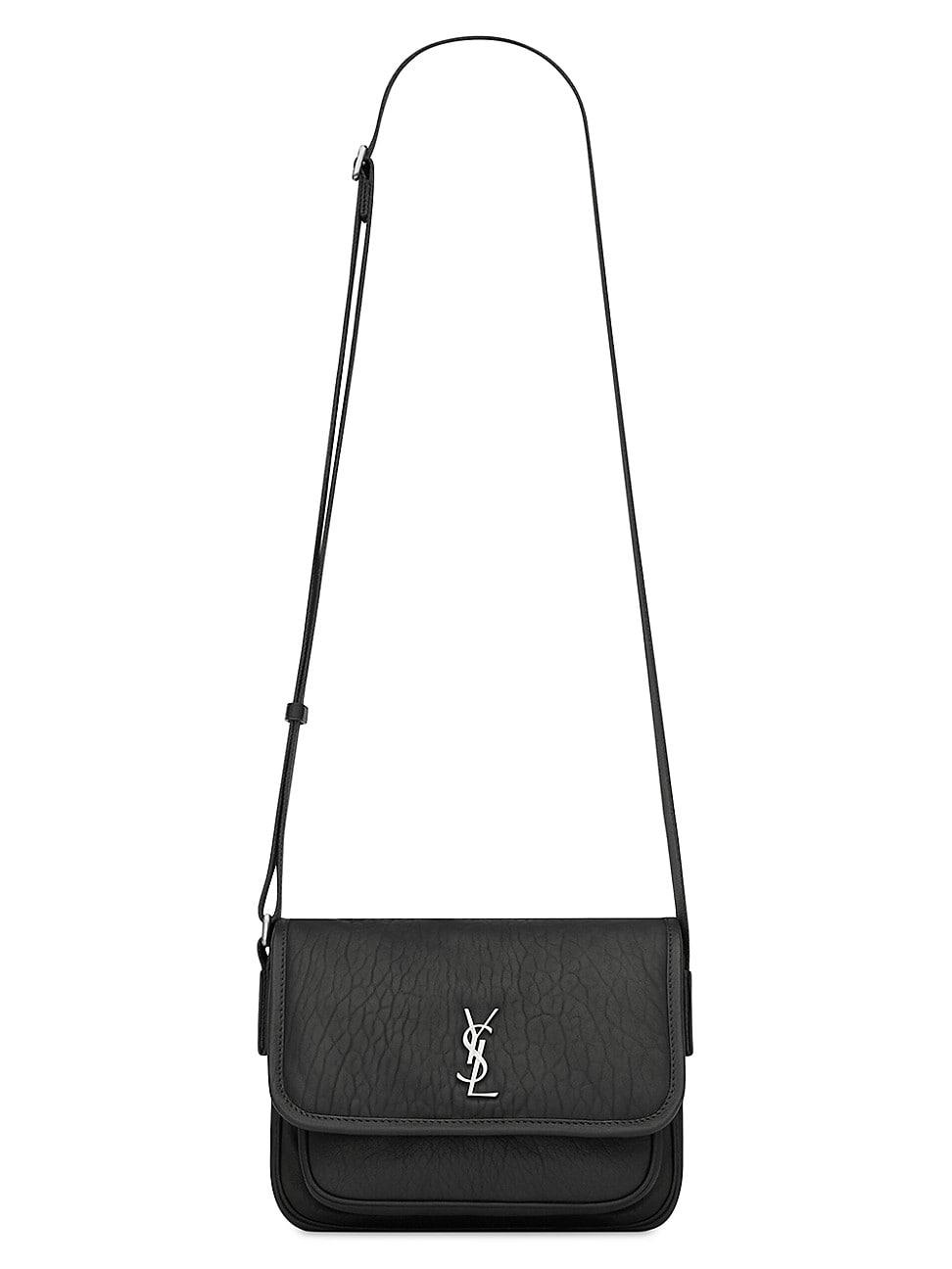 Mens Niki Small Messenger Bag in Grained Lambskin Product Image