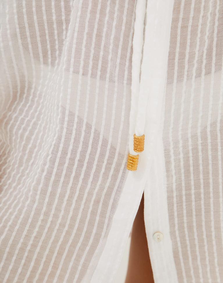 Lilou Short Cover Up - Off White Product Image