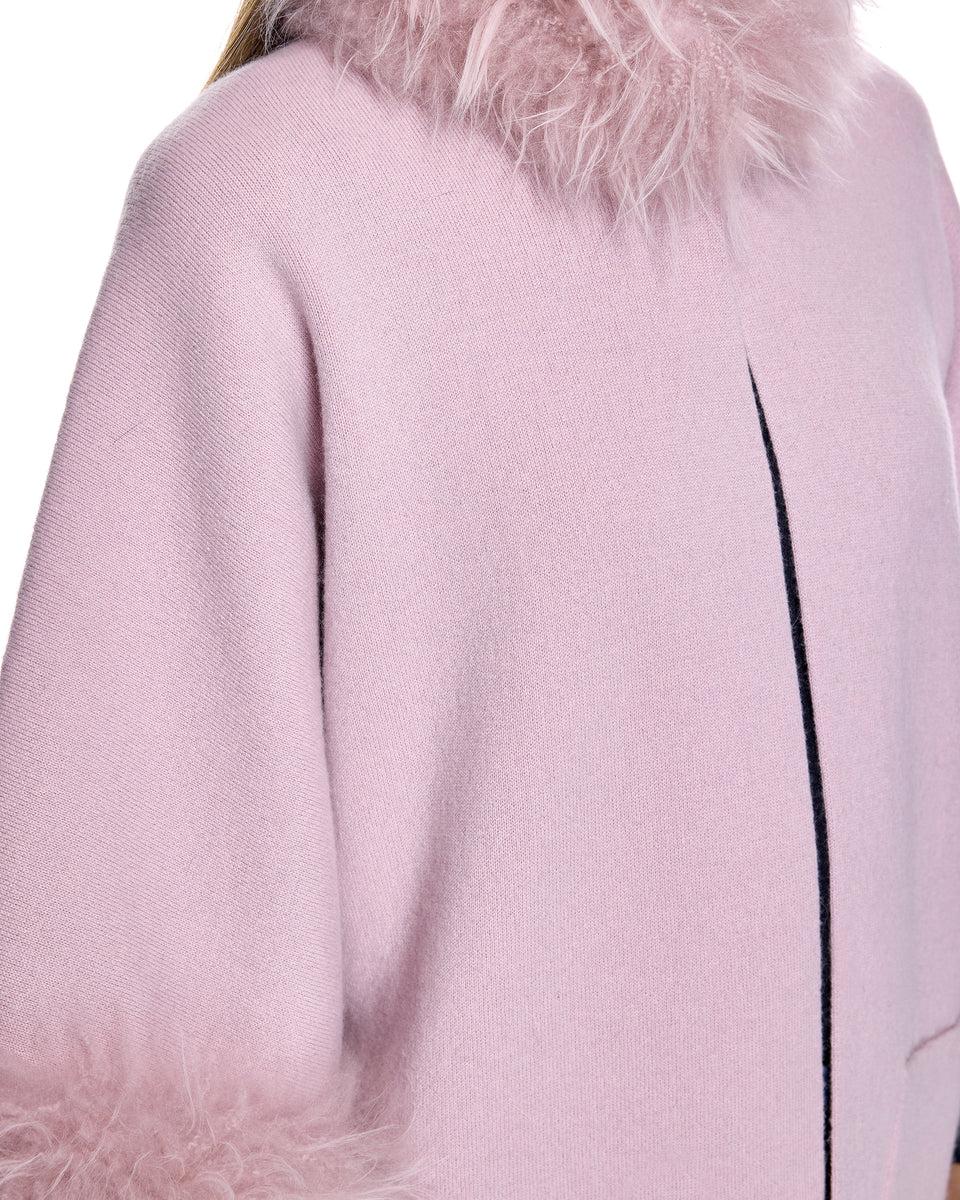 Cashmere Kimono with Cashmere Goat Trim Product Image