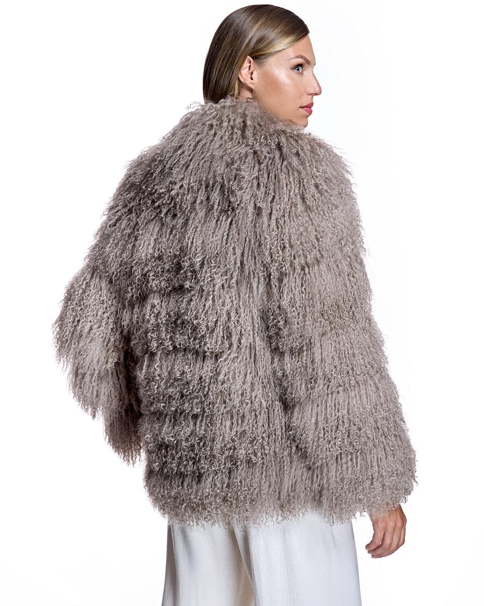 Julia & Stella by Maximilian Tibetan Lamb Jacket Product Image