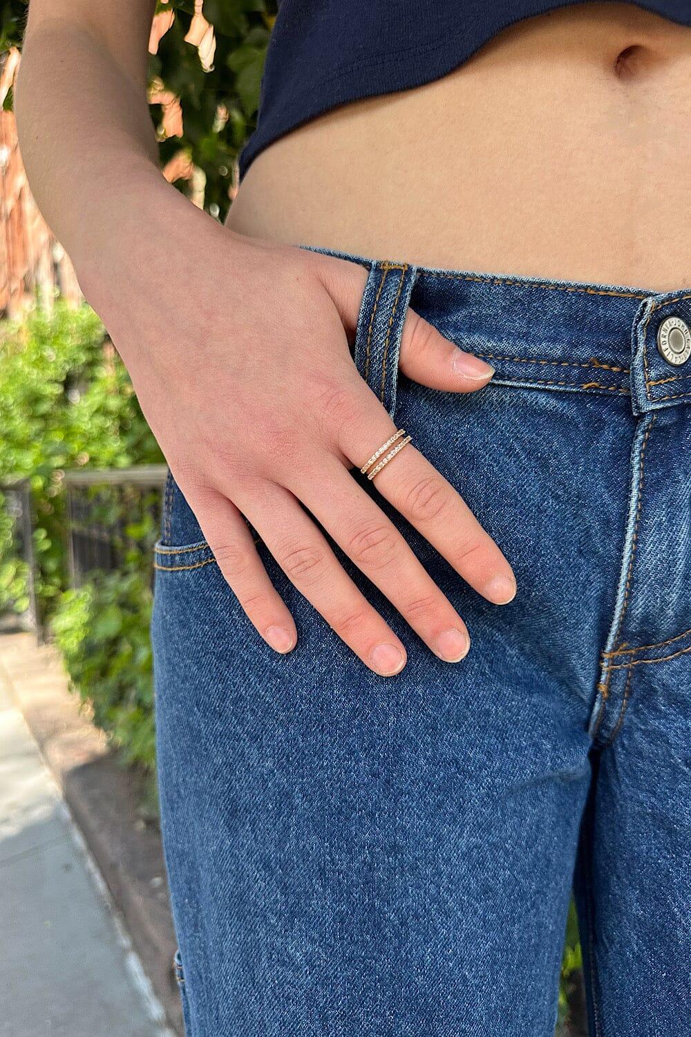 Mini Rhinestone Ring Product Image