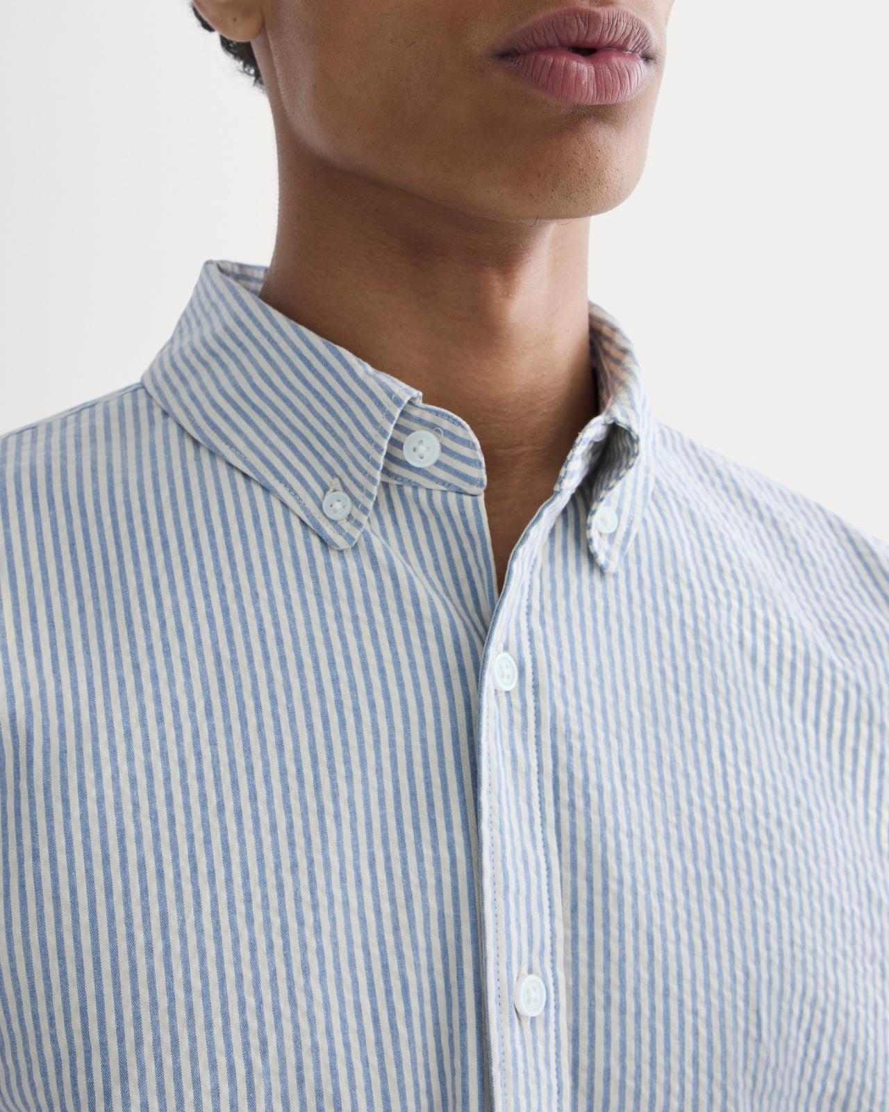 Mens Seersucker Long-Sleeve Shirt by Everlane Product Image