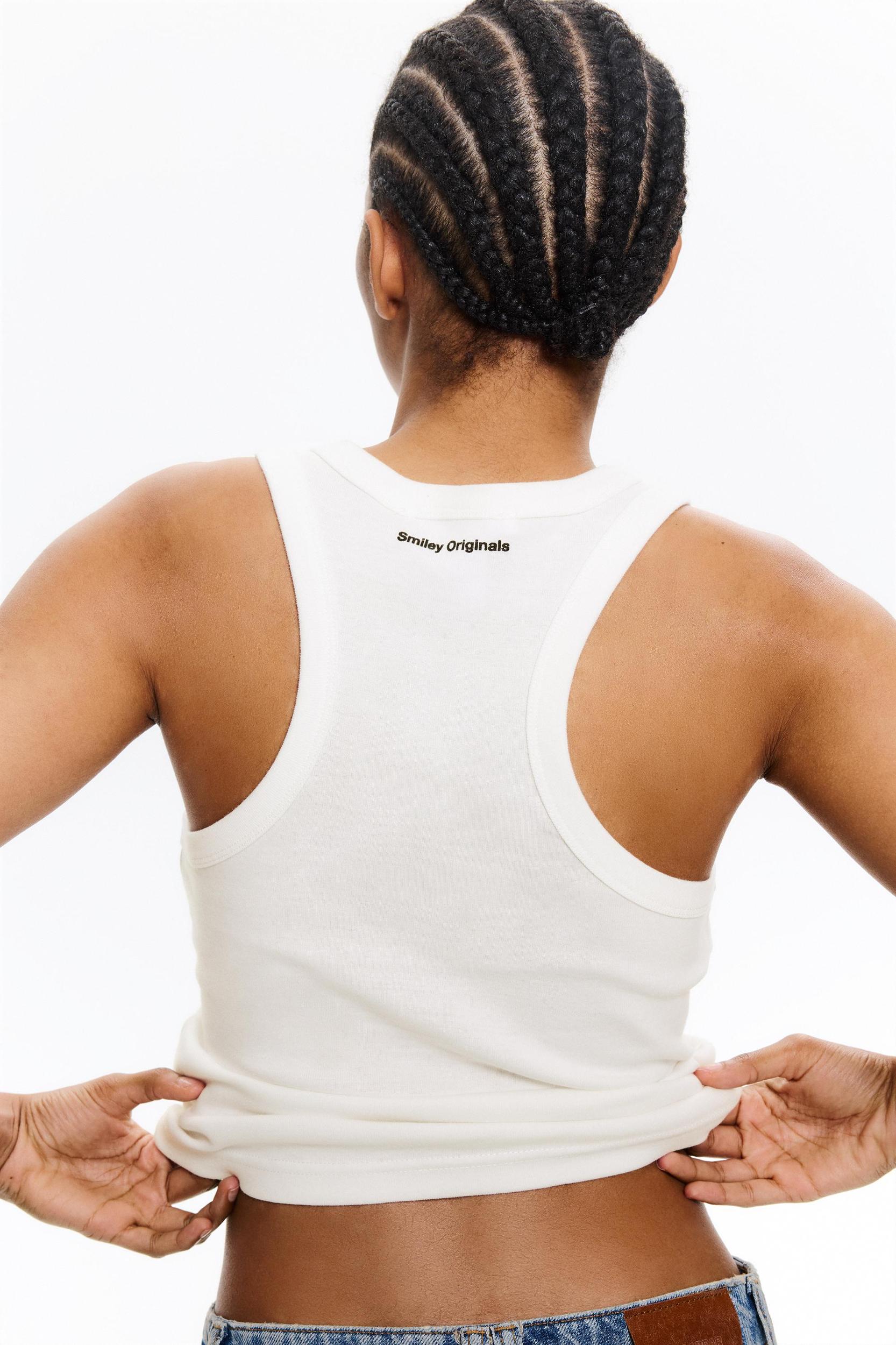 Smiley flower tank top Product Image