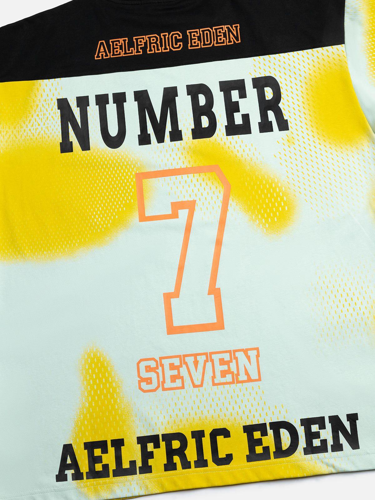 Aelfric Eden Contrast Color Football Jersey Product Image