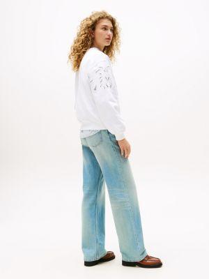 Embroidered Eyelet Sweatshirt Product Image