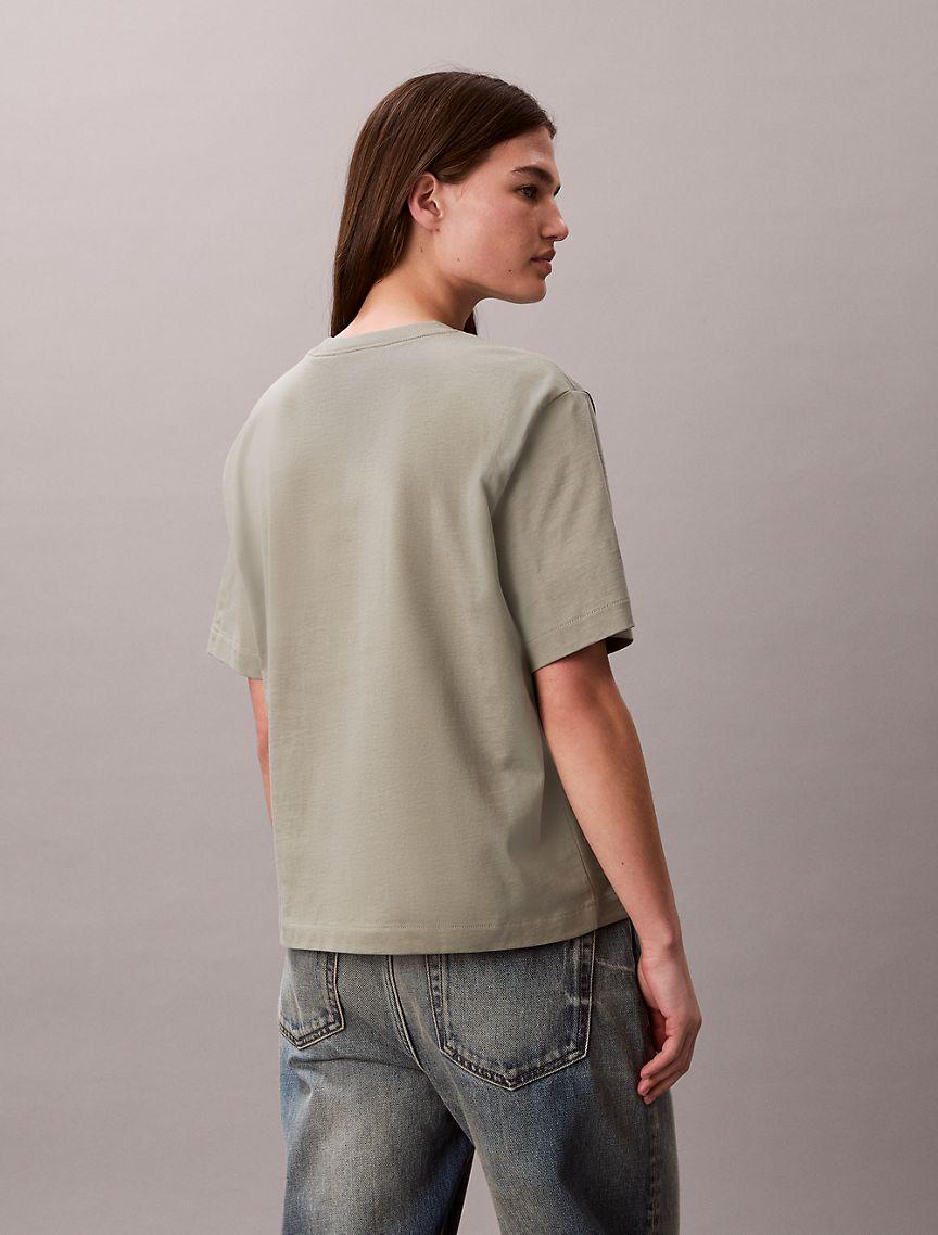 Standard Logo Boxy Fit Crewneck T-Shirt Product Image